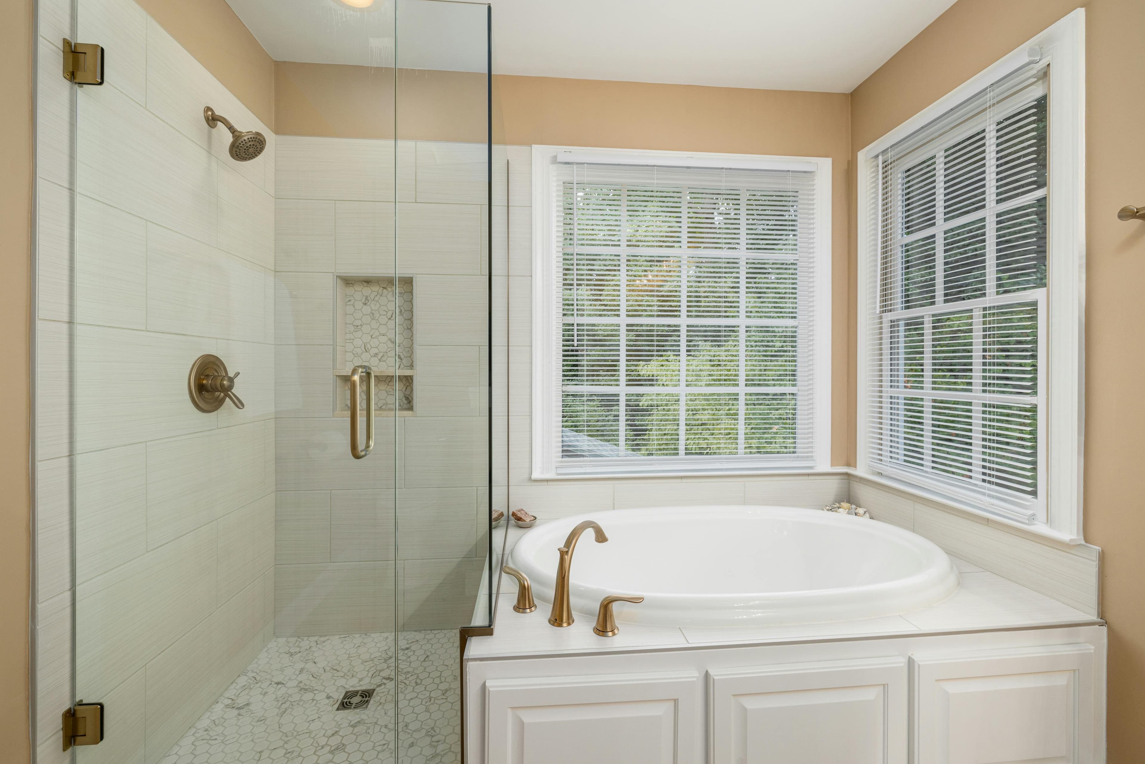 Premium frameless glass shower enclosure - Chapel Hill, NC