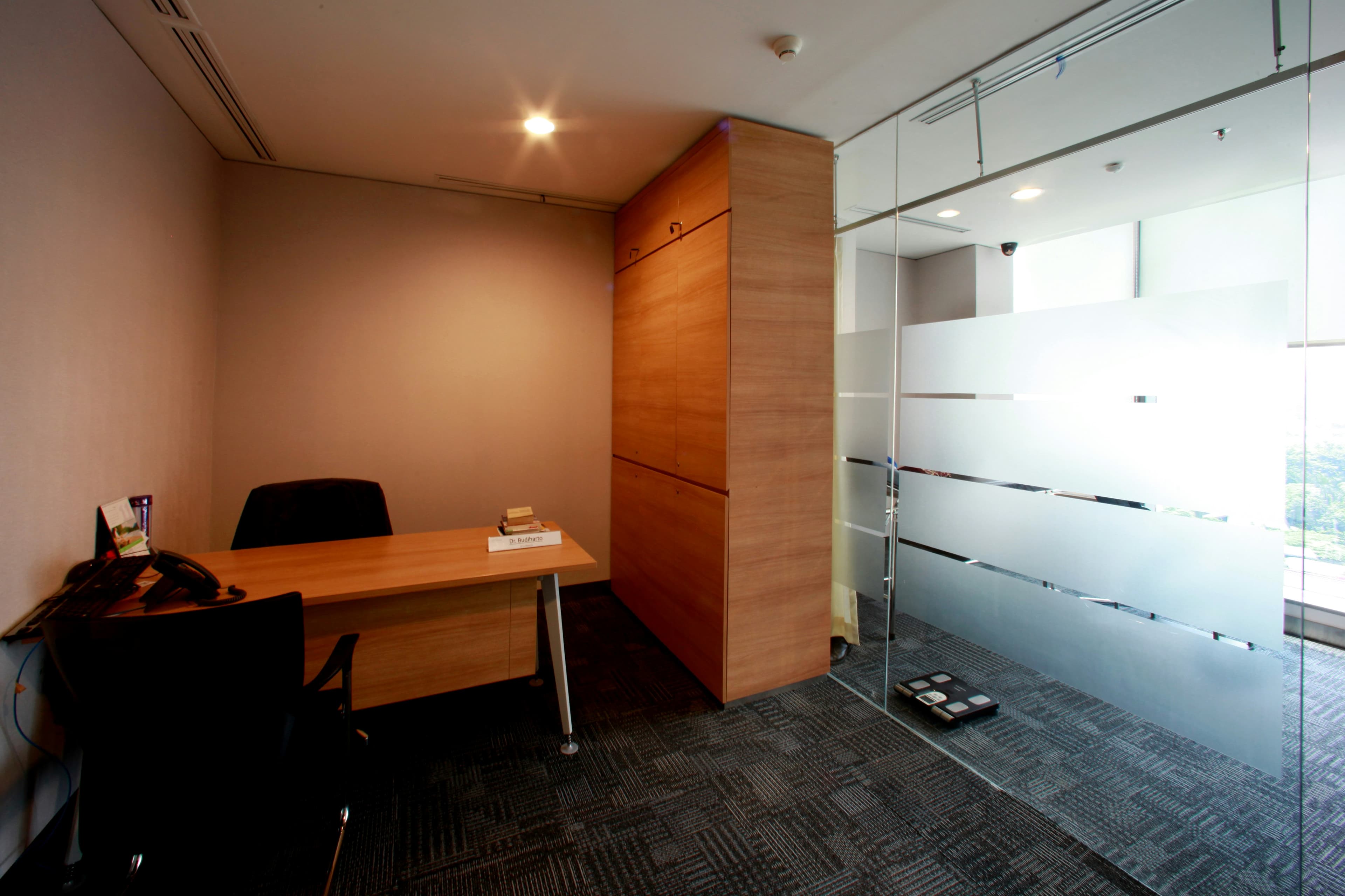 Professional glass office door with contemporary design in Durham