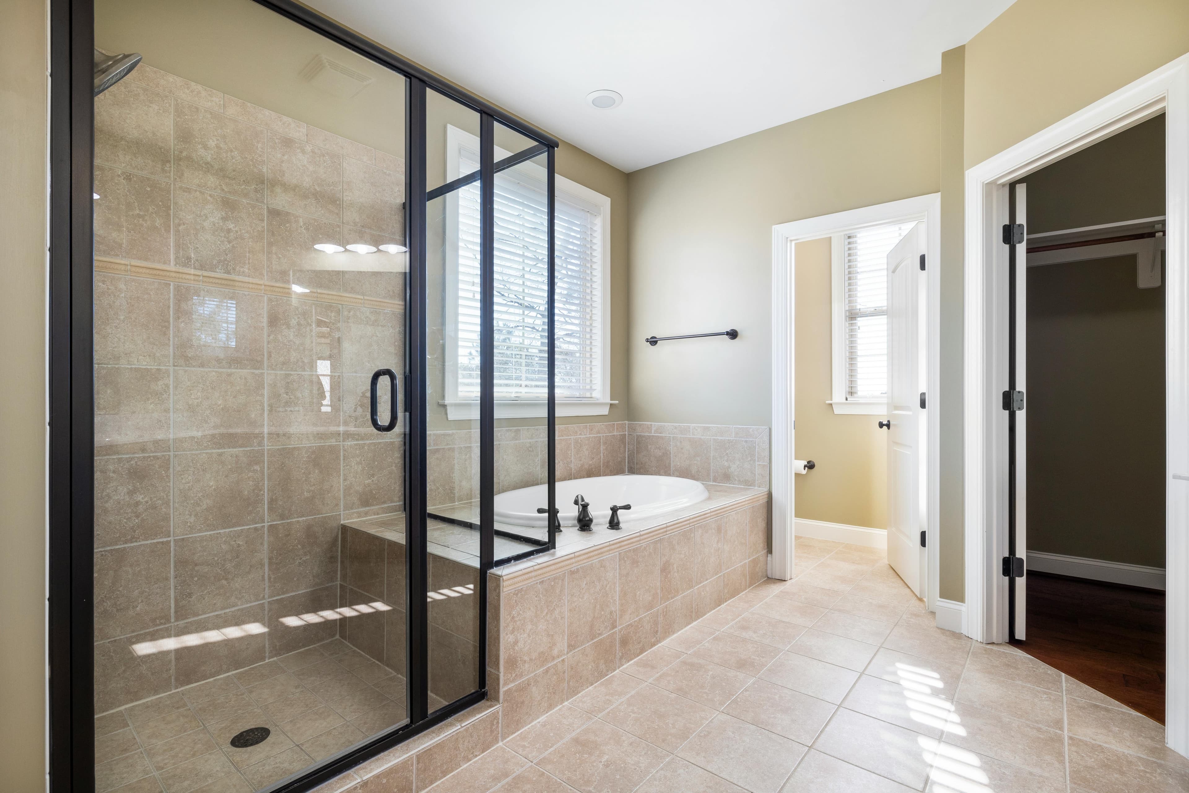 Luxury master bathroom transformation